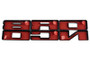 Ford Racing Bronco Grille Lettering Overlay Kit Sinister Bronze Finish
