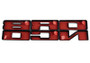 Ford Racing Bronco Grille Lettering Overlay Kit Sinister Bronze Finish