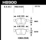 Hawk Performance HPS 5.0 Rear Brake Pads for 2016-2017 Honda Civic/Acura SH-AWD