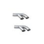 Exhaust Tip Slip Fit 3in to Dual 3in
