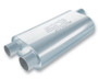 Borla Universal Oval Transverse Muffler 3in Inlet Dual 2.5in Outlets 40474