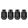 McGard 64074 Black Bulge Cone Seat Lug Nuts Set 4 M14x1.5 For Dodge Ram