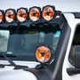 KC HiLiTES Titan 6in LED Lights for Off-Road Wide 40 Beam Pair Pack 91403