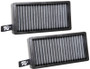 K&N VF2060 Cabin Air Filter for BMW X1 L4 2.0L F/I 2016-2022 (2 Pack)