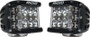 Rigid D-SS PRO Dual Side Shooter LED Pod Light Set Black 262313