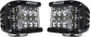 Rigid D-SS PRO Dual Side Shooter LED Pod Light Set Black 262313