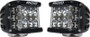 Rigid D-SS PRO Dual Side Shooter LED Pod Light Set Black 262313