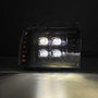 AlphaRex Nova-Series LED Projector Headlights Ford F-250 Super Duty 2006-2007