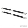 Westin R5 Stainless Nerf Step Bars 5in For Silverado Sierra Crew Cab 2019-21