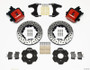 Wilwood Rear Parking Brake Kit Combination 11in Drilled Honda Civic Integra Red