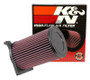 K&N YA-7016 High Flow Air Filter for Yamaha Grizzly YFM700 2016-2017