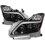 Spyder xTune Projector Headlight Black HID Sequential For Infiniti G37 2009-2013