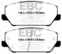 EBC Yellowstuff Front Brake Pads for Hyundai Veloster N 2019-2021 Street Track