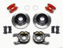 Wilwood D154 Pro-Series Rear Disc Brake Kit Chevy 12 Bolt Red Finish