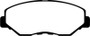 EBC Redstuff Ceramic Front Brake Pads Low Dust for 2008-2011 Honda Accord/Civic