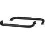 Rampage 3in Round Nerf Bar Jeep Wrangler 1987-1995 Black Powder Coat