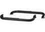 Rampage 3in Round Nerf Bar Jeep Wrangler 1987-1995 Black Powder Coat