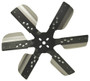 Derale Heavy Duty Flex Fan 17in Reverse Rotation Stainless 6 Blade 17617