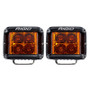 Rigid Industries D-SS Spot Light Amber PRO Lens Widespread Beam Black Housing