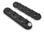 Holley 241-91 Valve Covers Aluminum Black Wrinkle For GM LS-Series Pair