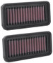 K&N High Flow Air Filter Set for BMW X3 X4 3.0L Turbo Drop In 33-3160