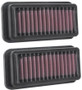 K&N High Flow Air Filter Set for BMW X3 X4 3.0L Turbo Drop In 33-3160