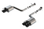 Borla S-Type Axle-Back Exhaust System Lexus RC F IS 500 Black Chrome Tips