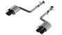 Borla S-Type Axle-Back Exhaust System Lexus RC F IS 500 Black Chrome Tips