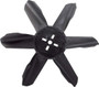 Allstar 17in 6-Blade Nylon Mechanical Cooling Fan Universal Fit