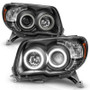 ANZO Projector Headlights w/ Halo Black for 2006-2009 Toyota 4Runner