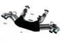 Borla ATAK 3in Cat Back Exhaust For Chevrolet Corvette C8 2020-2025 6.2L V8