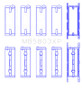 For King BMW S65B40A Crankshaft Main Bearings Set Of 5