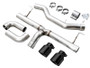 AWE Track Edition Axle-Back Exhaust for BMW 330i 430i  Diamond Black Tips