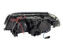ANZO Projector Headlights Non-HID Clear Lens Black Housing Halo for BMW 3 Series