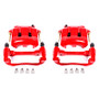 PowerStop Powder Coated Brake For Calipers Ford Mustang 2005-2014 Red Pair