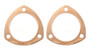 Mr Gasket Copper Collector Gasket 3in 3 Bolt 0.094in Thick Pair 7177C