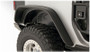 Bushwacker 07-18 Jeep Wrangler Flat Style Fender Flares 4-Piece Set Black