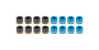 Ford Valve Stem Seals Set of 16 PTFE Material M-6571-A50