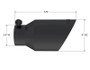 MBRP T5123BLK Black Coated Dual Wall Exhaust Tip, 4 Inch Outlet