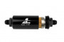 Aeromotive In-Line Fuel Filter AN-08 Male 10 Micron Fabric Black Finish