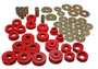 Energy Suspension Body Mount Set Red For Impala Caprice 3.4138R Poly Kit