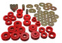 Energy Suspension Body Mount Set Red For Impala Caprice 3.4138R Poly Kit