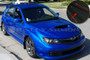 Rally Armor UR Mud Flaps Black Blue Logo For Subaru WRX STI Hatch 2008-2014