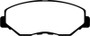 EBC Yellowstuff Performance Brake Pads for 2003-2015 Honda Civic, Accord, CR-V