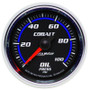 AutoMeter Cobalt 52mm Mechanical Oil Pressure Gauge Blue LED Lighting