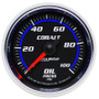 AutoMeter Cobalt 52mm Mechanical Oil Pressure Gauge Blue LED Lighting