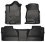 Husky WeatherBeater Front & 2nd Row Floor Liners for 2014-19 GM 2500HD Crew Cab