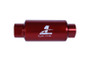 Aeromotive AN-10 In-Line Fuel Filter 10 Micron Microglass Red Finish