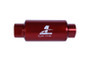 Aeromotive AN-10 In-Line Fuel Filter 10 Micron Microglass Red Finish