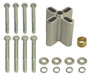 DERALE 2.5in Fan Spacer Bolt-On Aluminum Anodized for Chevy Ford V8 Engines